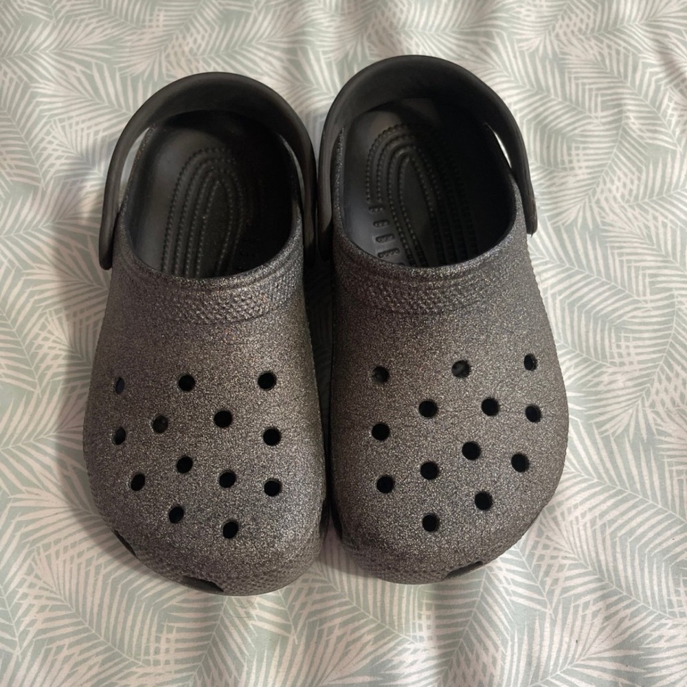 Kids Black Clogs